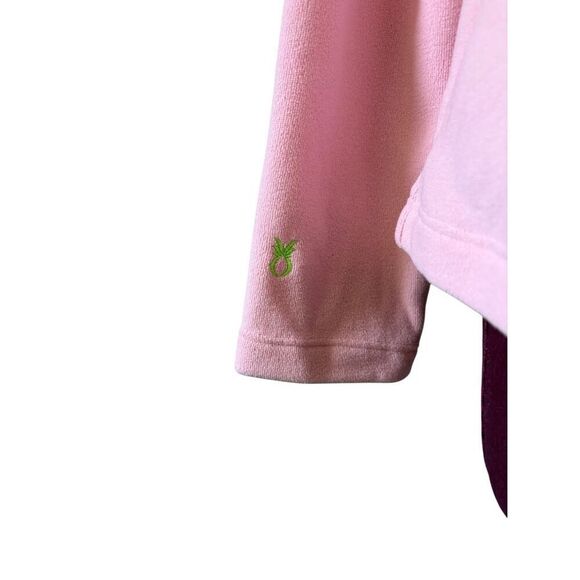 Dudley Stephens Fleece Light Pink Funnel Neck Top Pullover size L - Picture 10 of 10